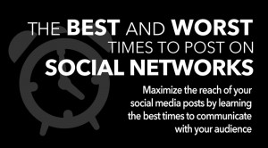 The Best Times to post on Social Media Networks