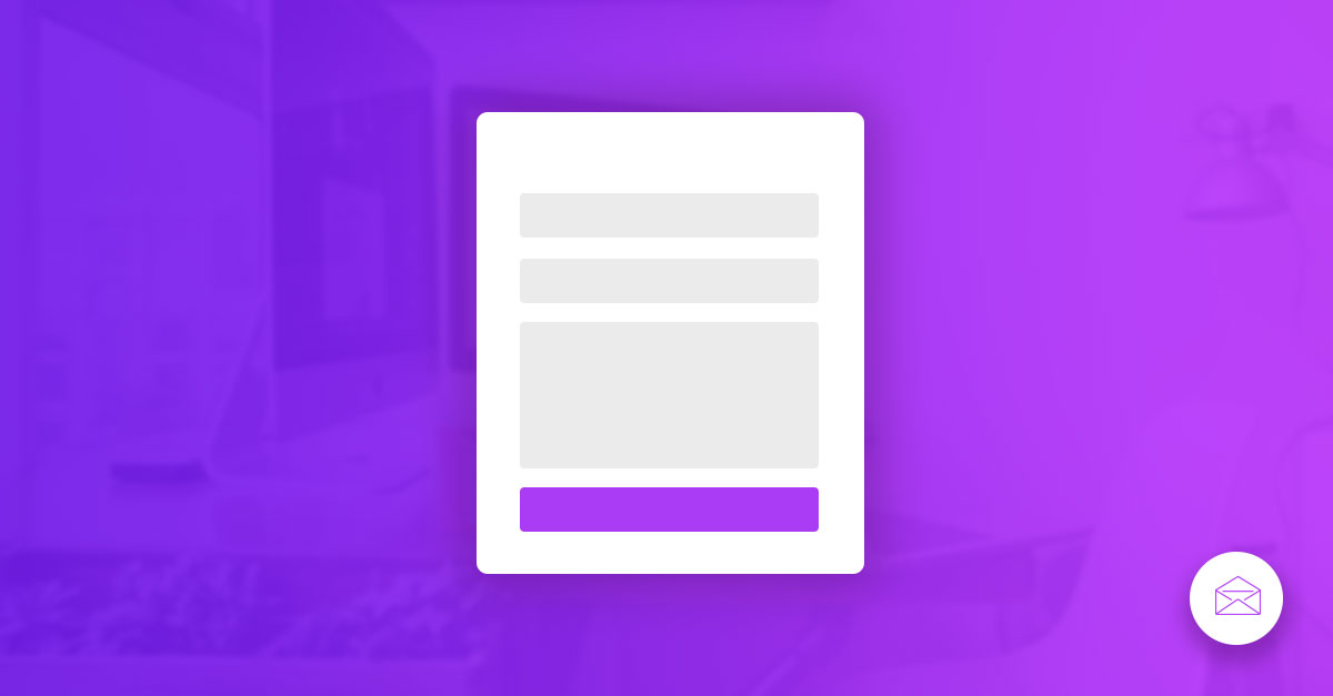 how to add a floating bubble icon that opens contact form popup b3