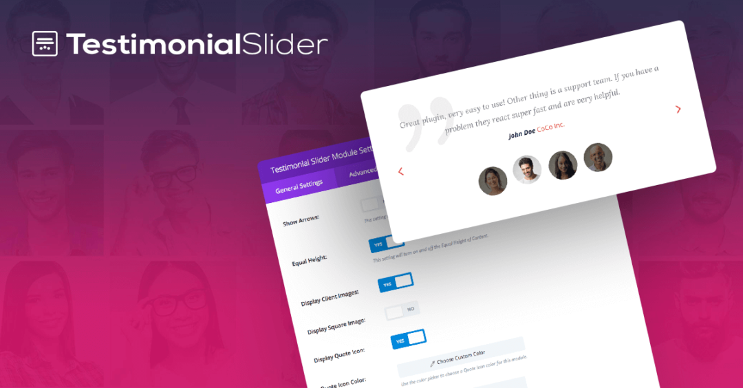 Divi Plugin Highlight Testimonial Slider B3 Multimedia Solutions