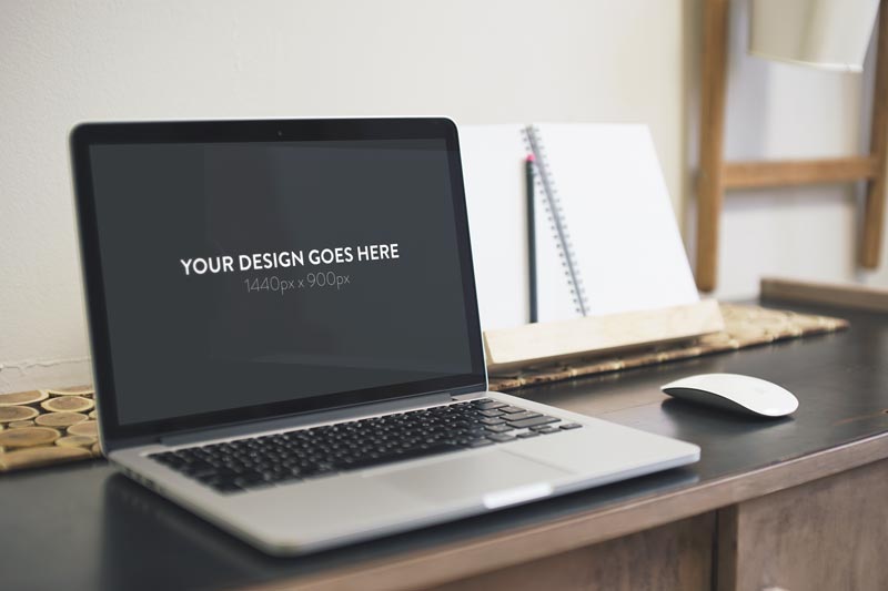 MacBook Air MockUp PSD