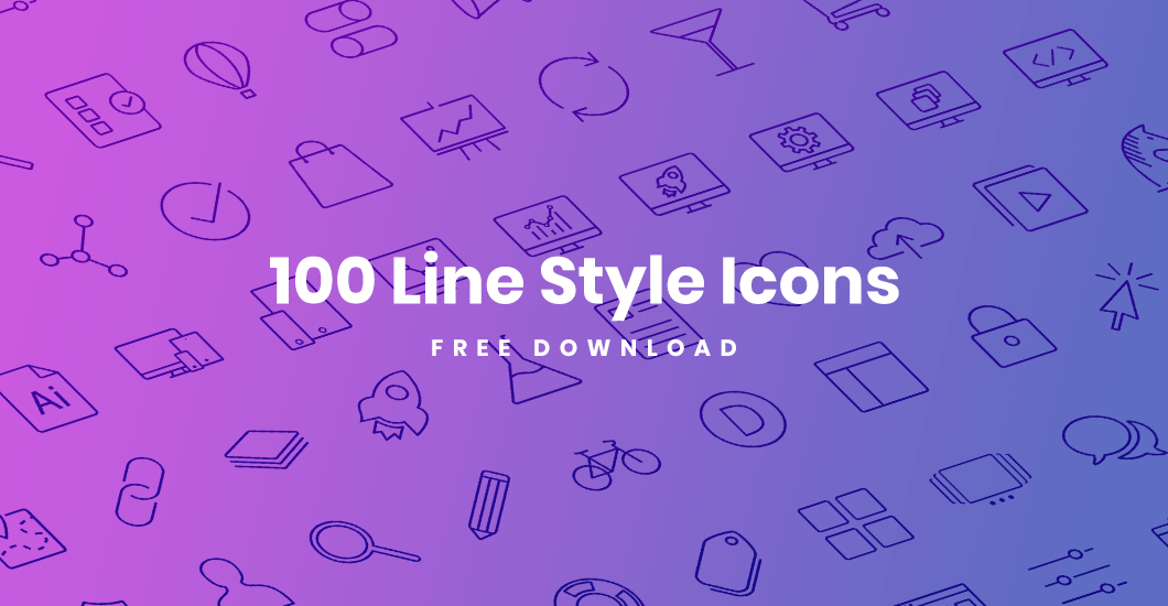 Catalog Icon - Download in Line Style