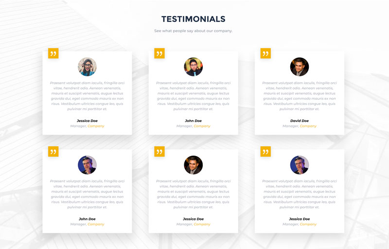 Business Testimonial Template Sampletemplate my id