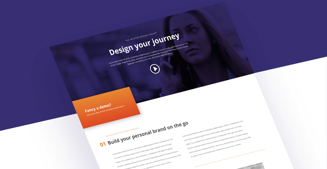Amaze with Lander, Our New Free Layout for Divi!