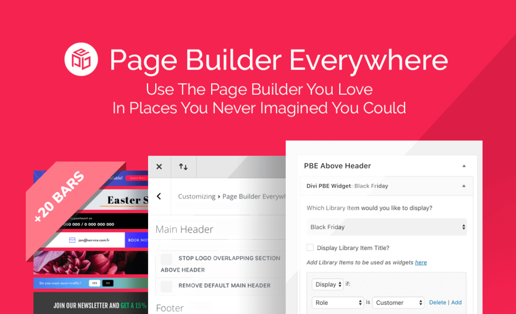 Page builder. Woocommerce page builder.