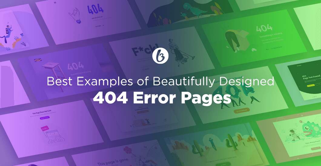20+ Beautiful Examples of 404 Error Pages