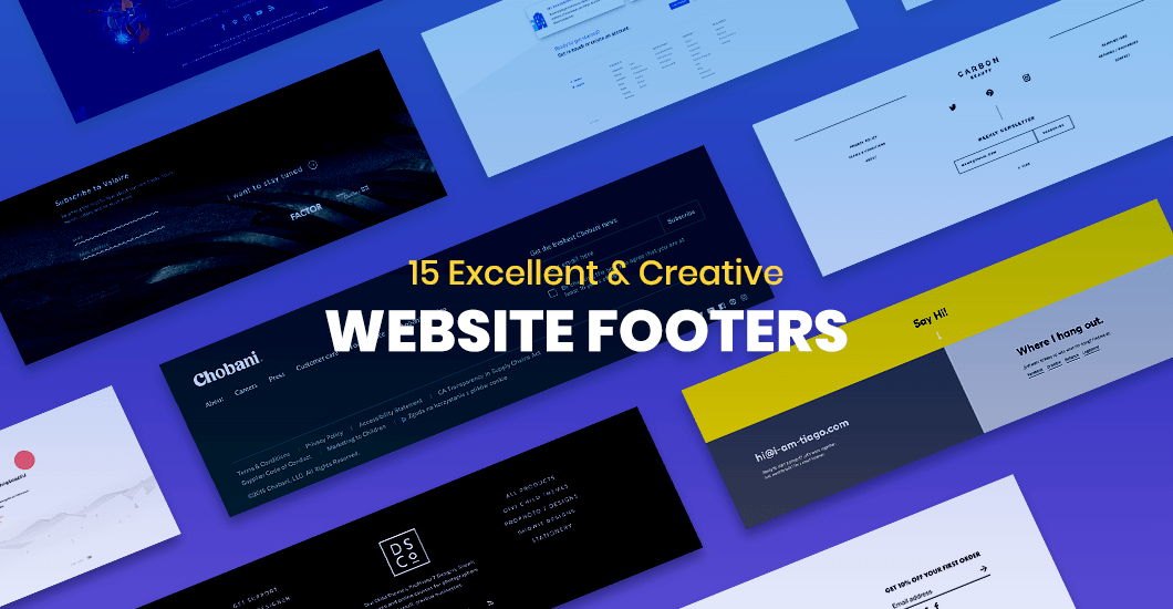 15 Best Examples Of Website Footer Design