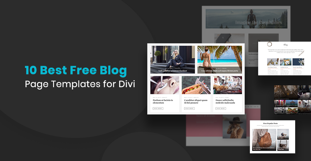 10 Best FREE Blog Page Templates for Divi Theme