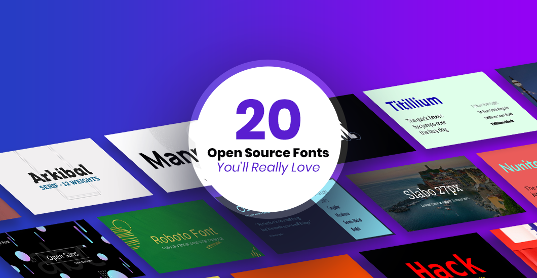 20 Open Source Fonts You’ll Really Love